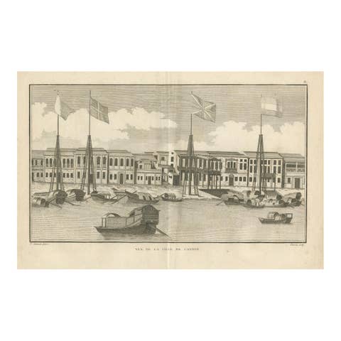 View of the City of Canton (Guangzhou) with Foreign Factories, 1806