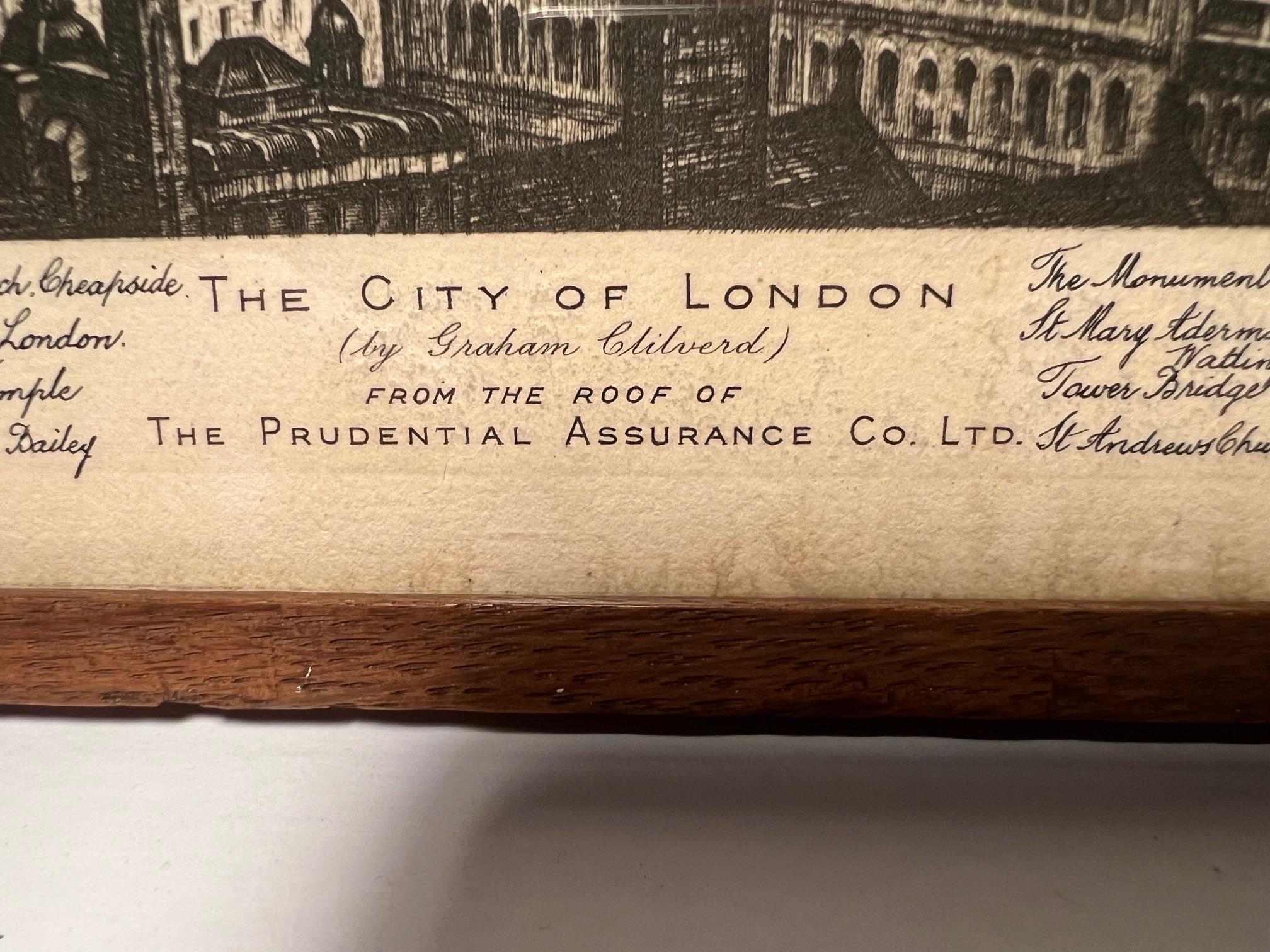 Inglese Vista sulla City di Londra in vendita
