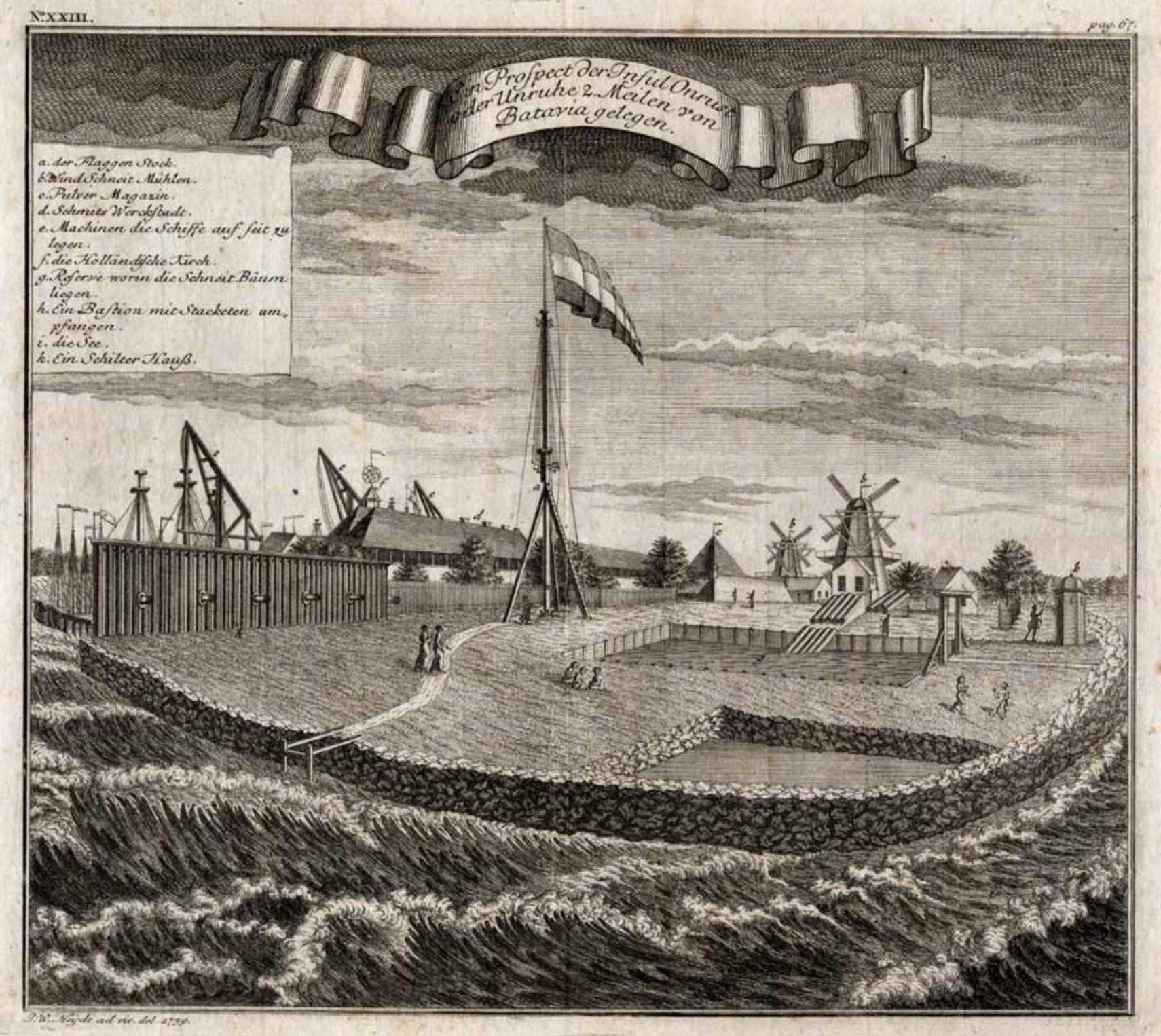describing onrust island as a isolated island in dutch colonialism