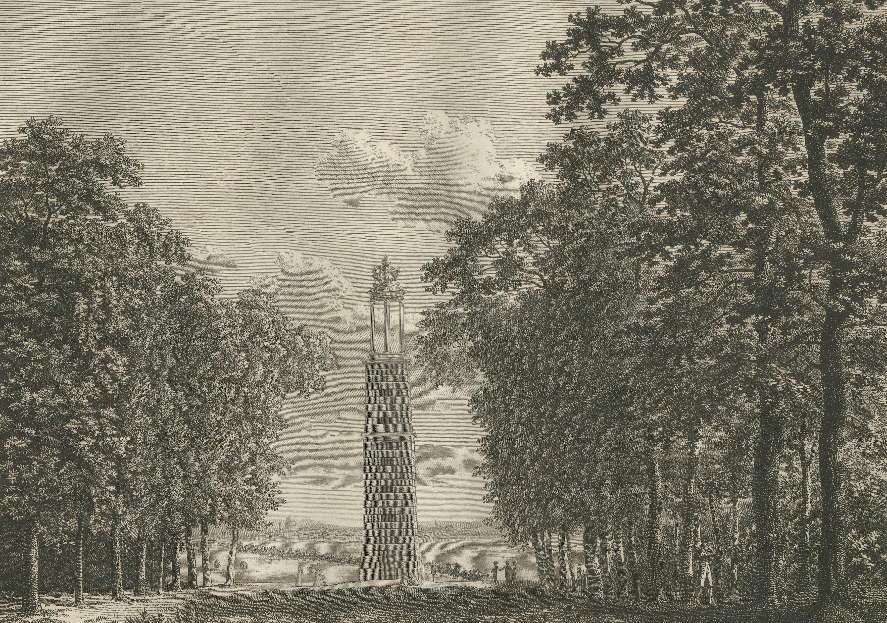 View of the Lantern of Demosthenes at Saint-Cloud by Baltard, Paris, 1803