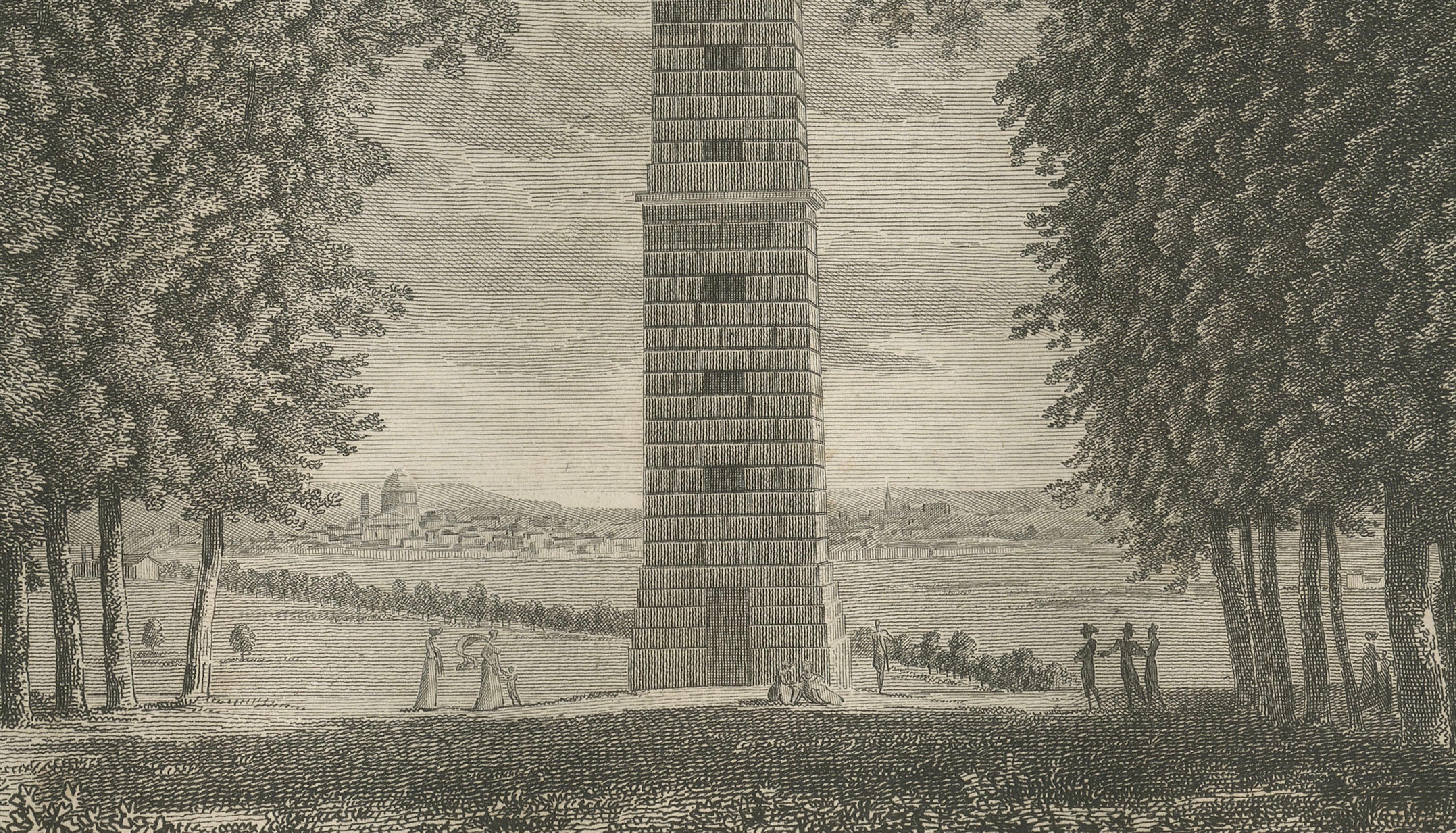 View of the Lantern of Demosthenes at Saint-Cloud by Baltard, Paris, 1803
