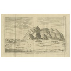 Ansicht von Theben vom Westufer des Nils - Kupferstich von Pococke, 1776