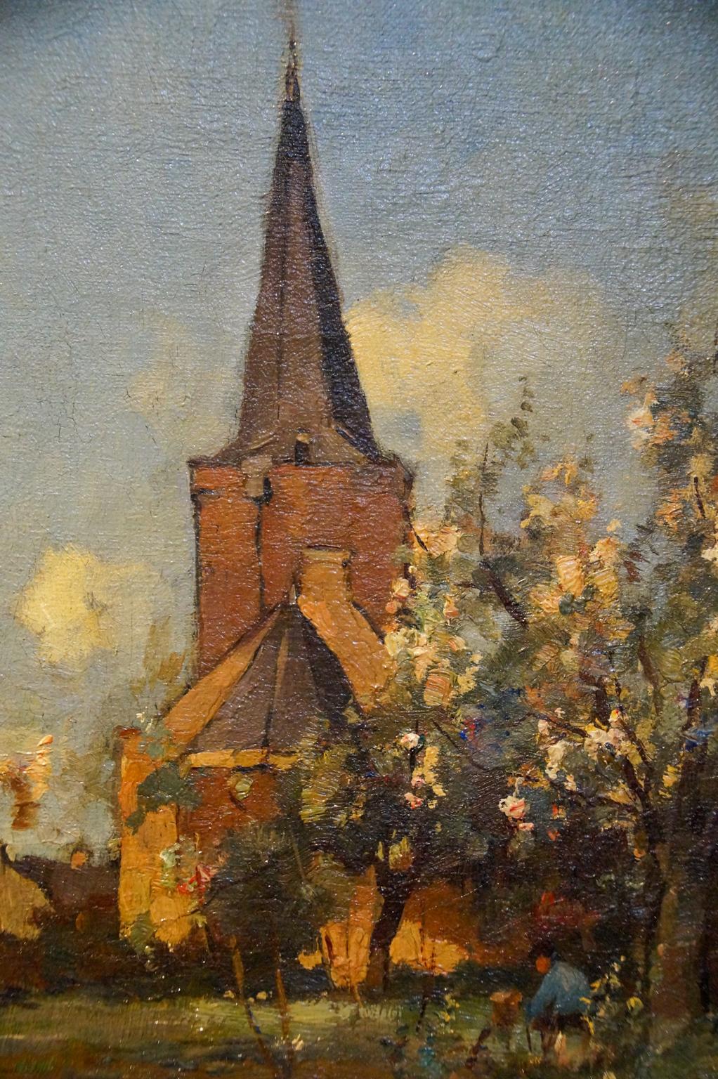 Dutch View on Kortenhoef 'Netherlands', Aris Knikker, 1887-1962, The Hague