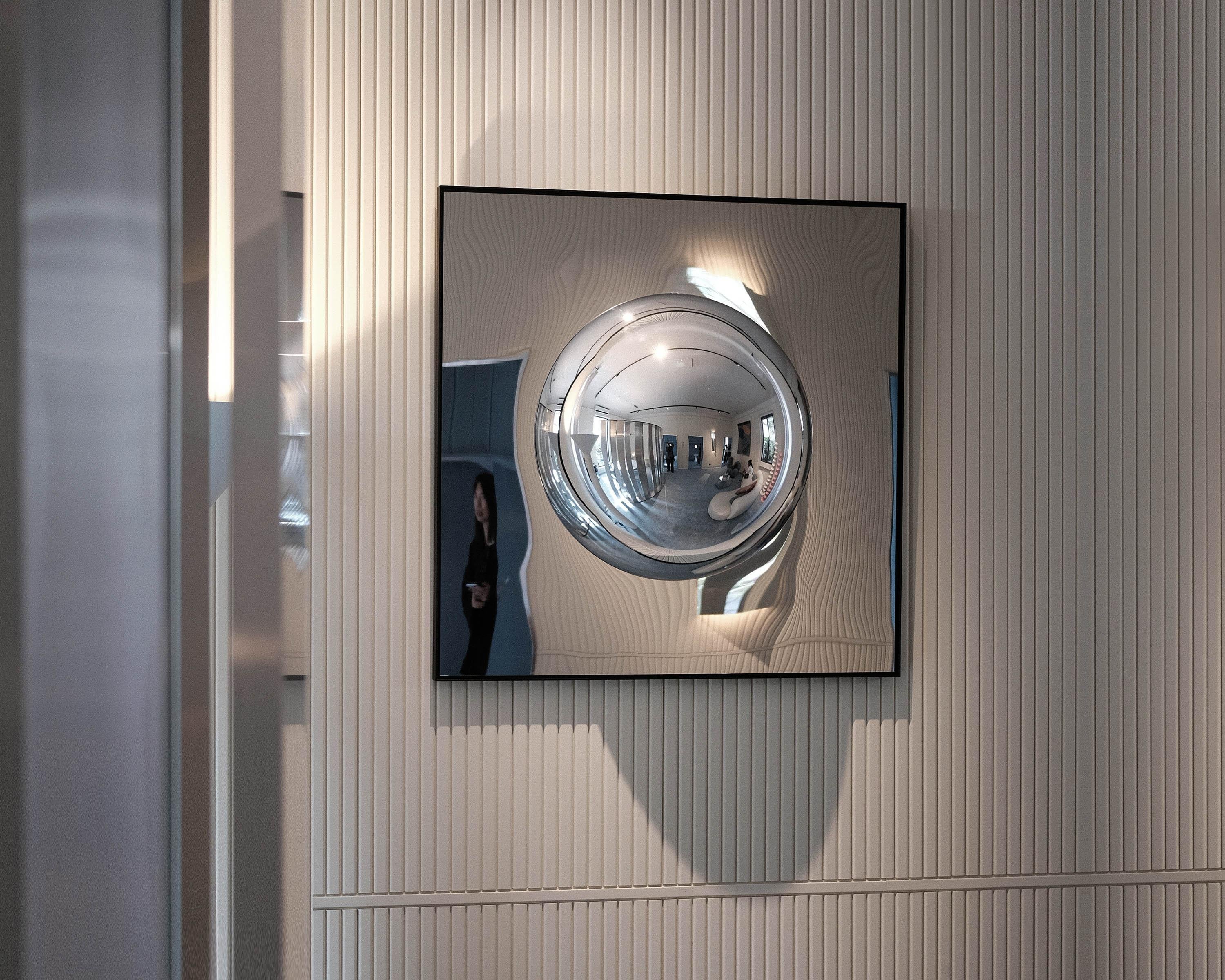 XXIe siècle et contemporain VOIR le miroir mural convexe Orb de Caroline Chao en vente
