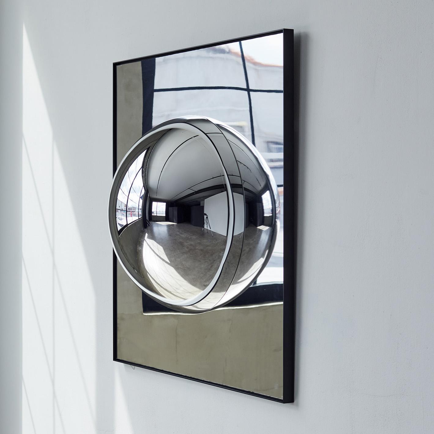 As seen in: Interior Design Magazine, Sight Unseen, Hypebeast

VIEW Orb Wall Mirror is part of a five-piece collection of sculptural glass and mirror furniture seeking to bring interactive views into objects and furniture. 

The collection