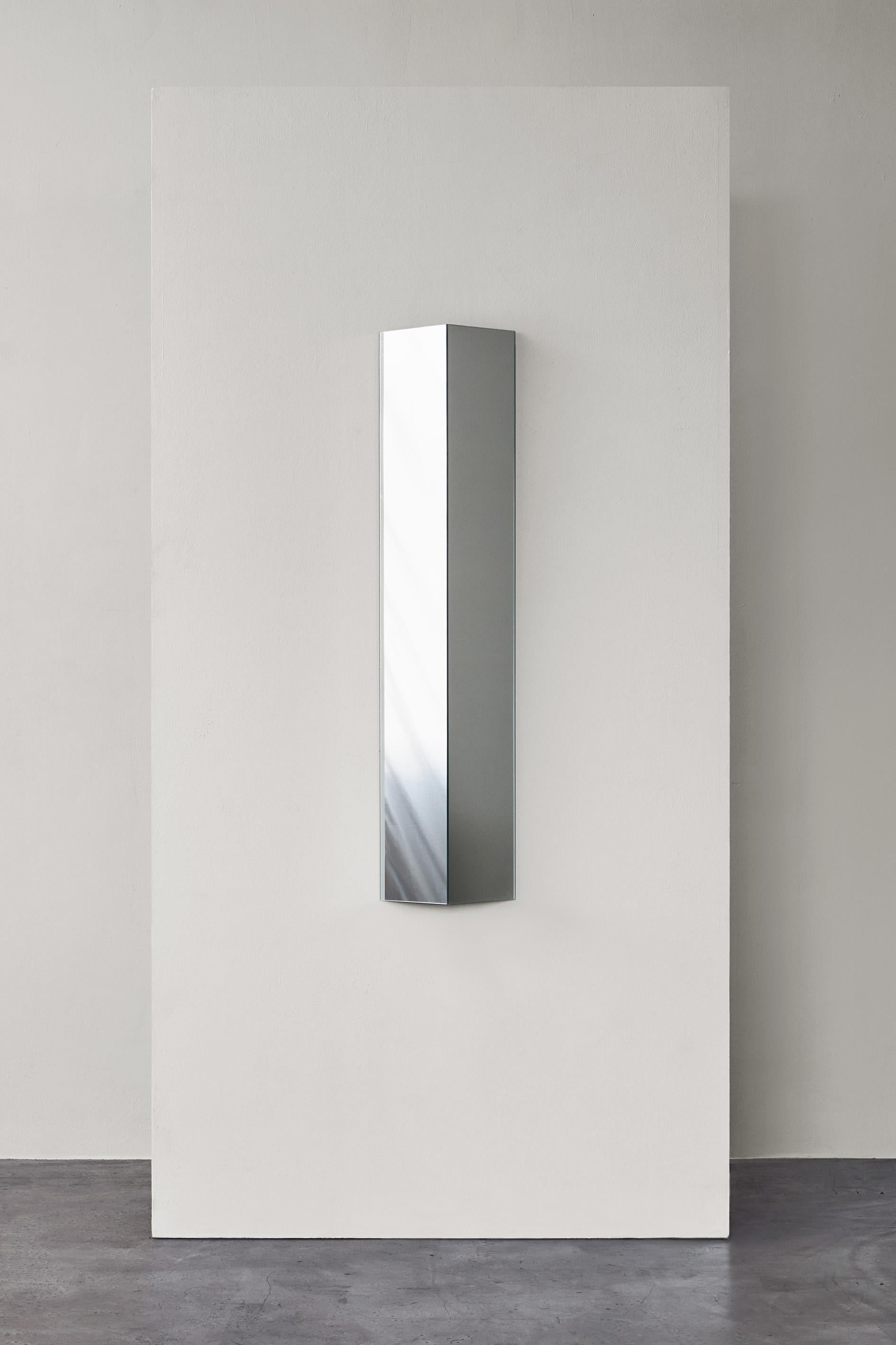 American View Shard Mirrored Glass Wall Sconce by Caroline Chao, 'Hardwired Version' For Sale