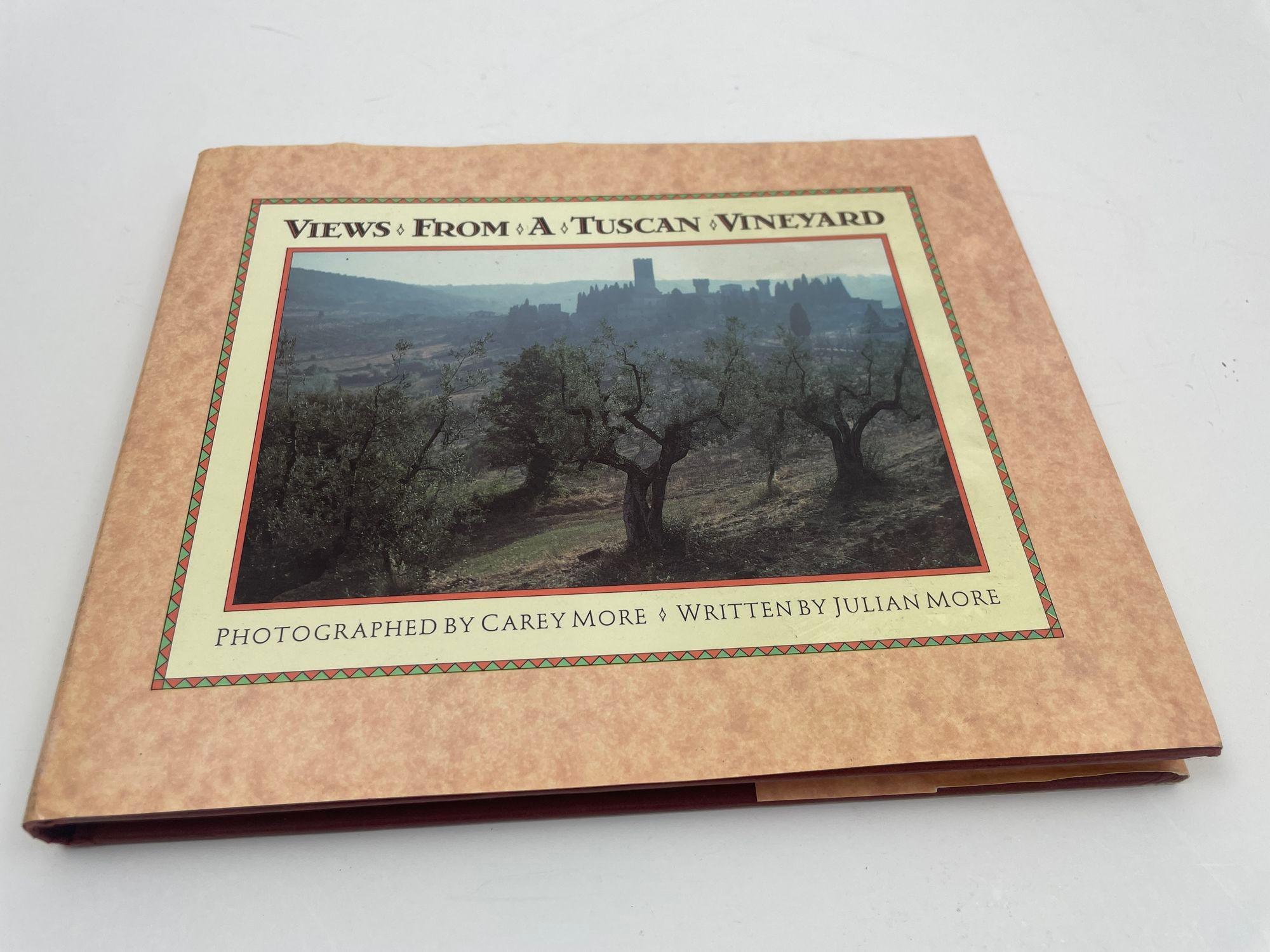 Views from a Tuscan Vineyard by Julian and Carey More (1987, Hardcover).In this unusual father-daughter collaboration, writer Julian More and photographer Carey More explore the world of Tuscany, combining her superb photographs with his evocative