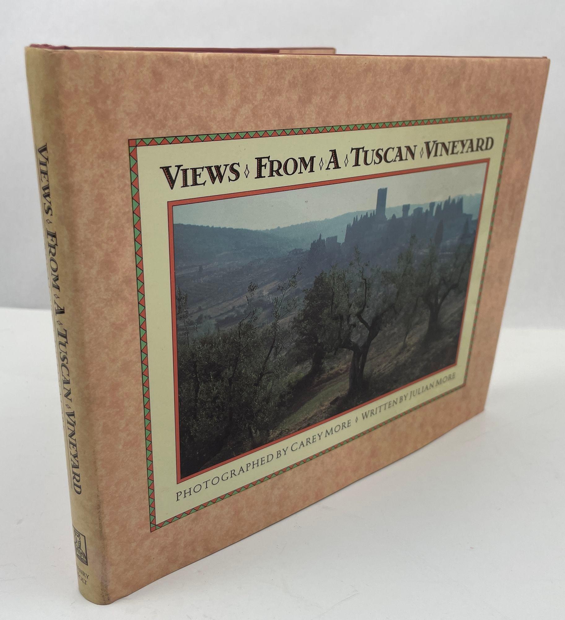 Italian Views from a Tuscan Vineyard Hardcover Book by Julian and Carey More 1987 For Sale