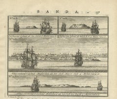 Views of Amsterdam, Middelburg and Pylsteerten Island, Indonesia, 1726
