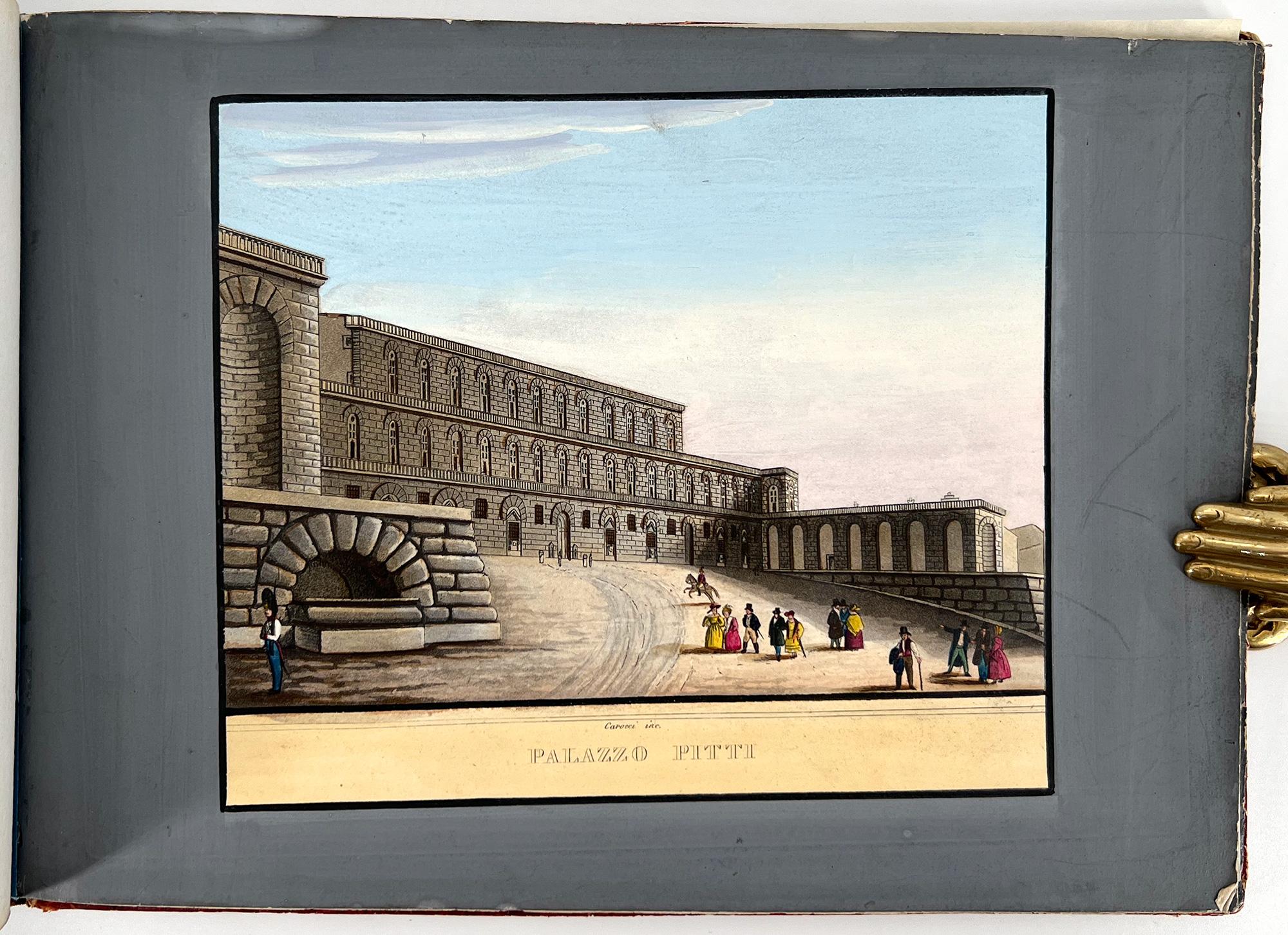 XIXe siècle Vues de Florence et de Toscane par Lorenzo Bardi, vers 1840 en vente