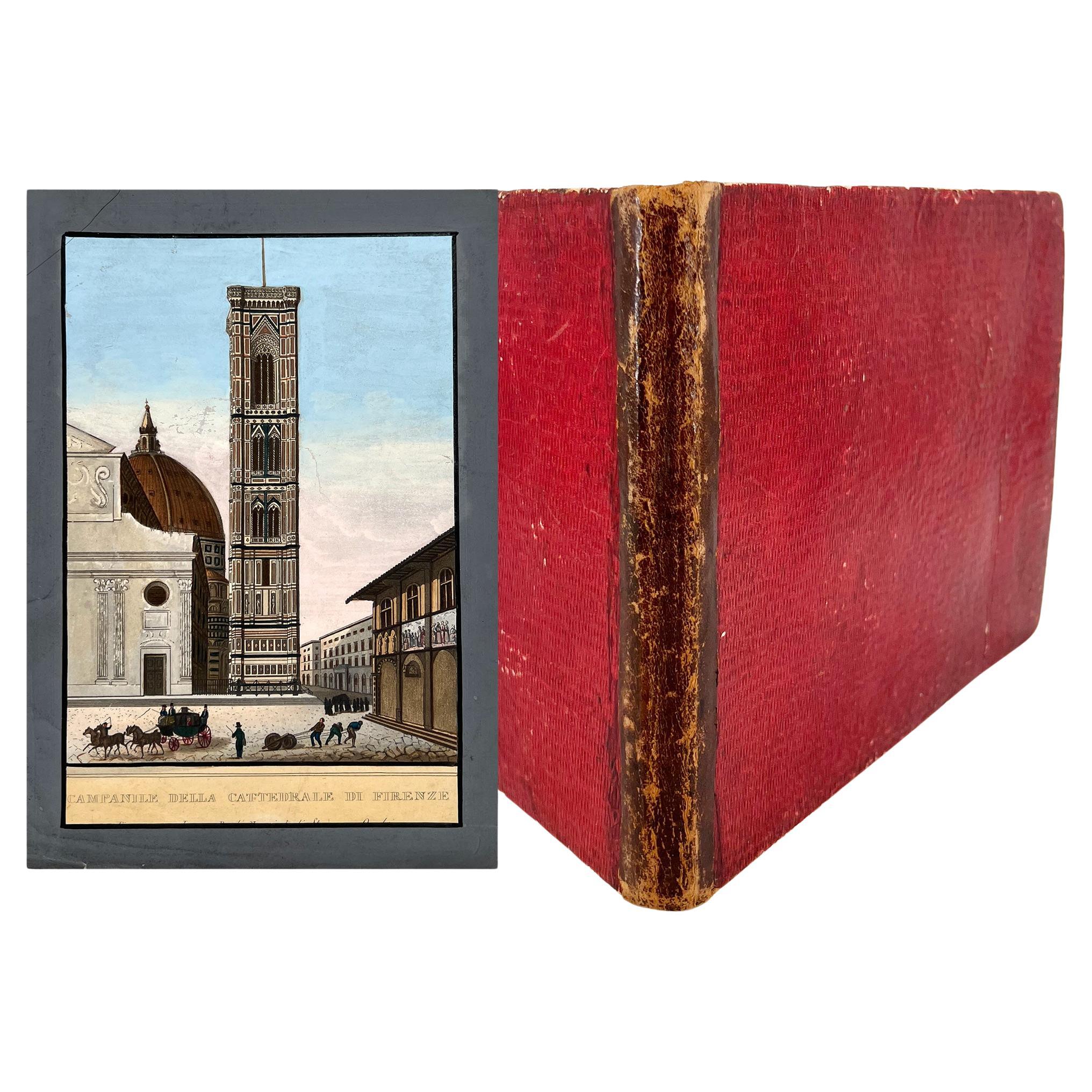 Vues de Florence et de Toscane par Lorenzo Bardi, vers 1840 en vente