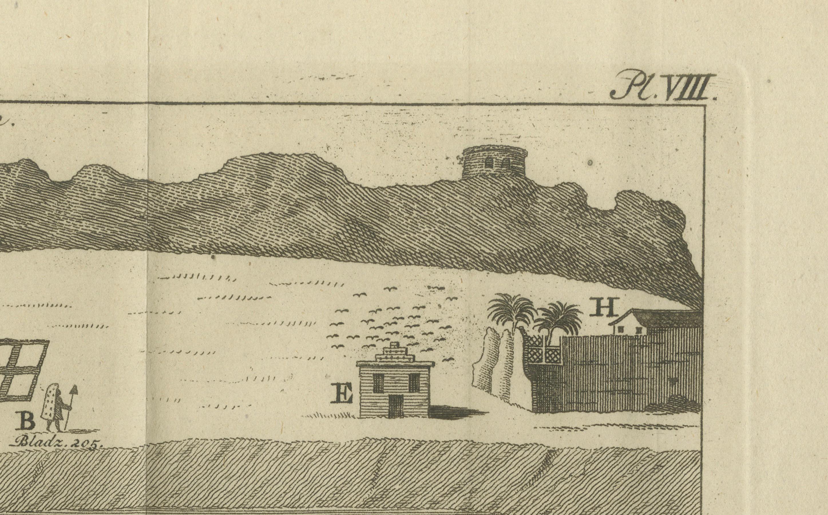 Ansichten der Pyramiden von Saqqara, Dahschur und Theben mit dem antiken Babylon - um 1710 (Niederländisch) im Angebot