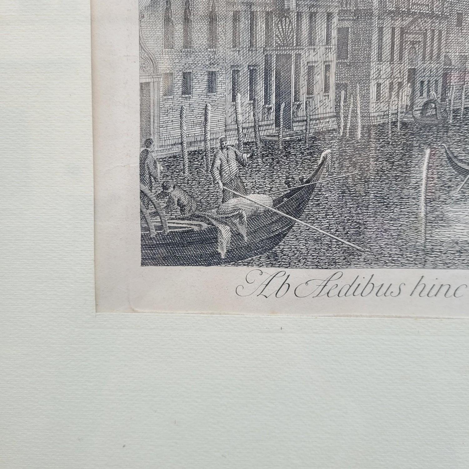 Ansichten von Venedig, nach Vicentini & Canaletto, gerahmte Stiche, 19. (Renaissance) im Angebot