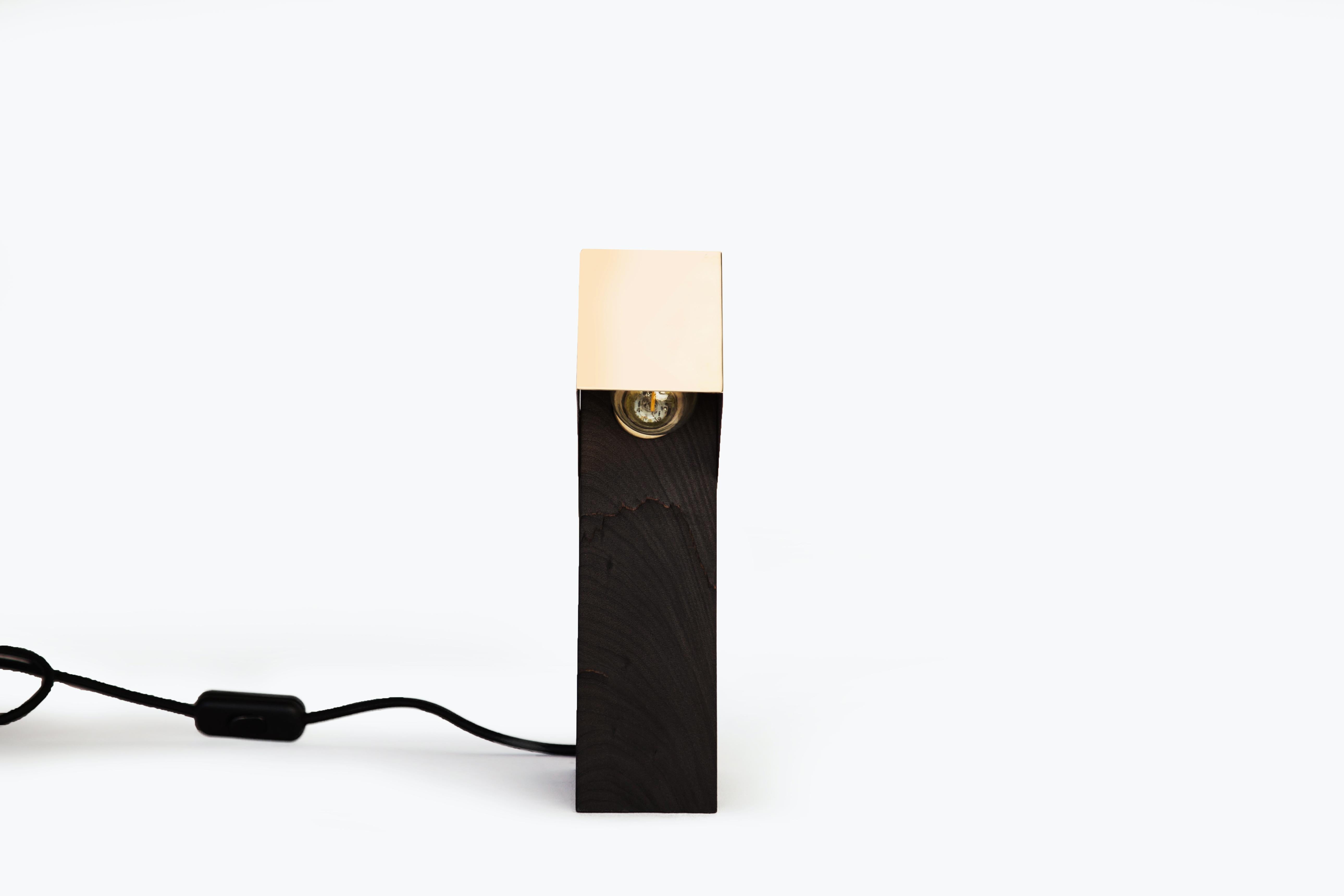 Portuguese Viga - Contemporary Handmade Table Lamp Minimalist Limited by Caio Superchi For Sale