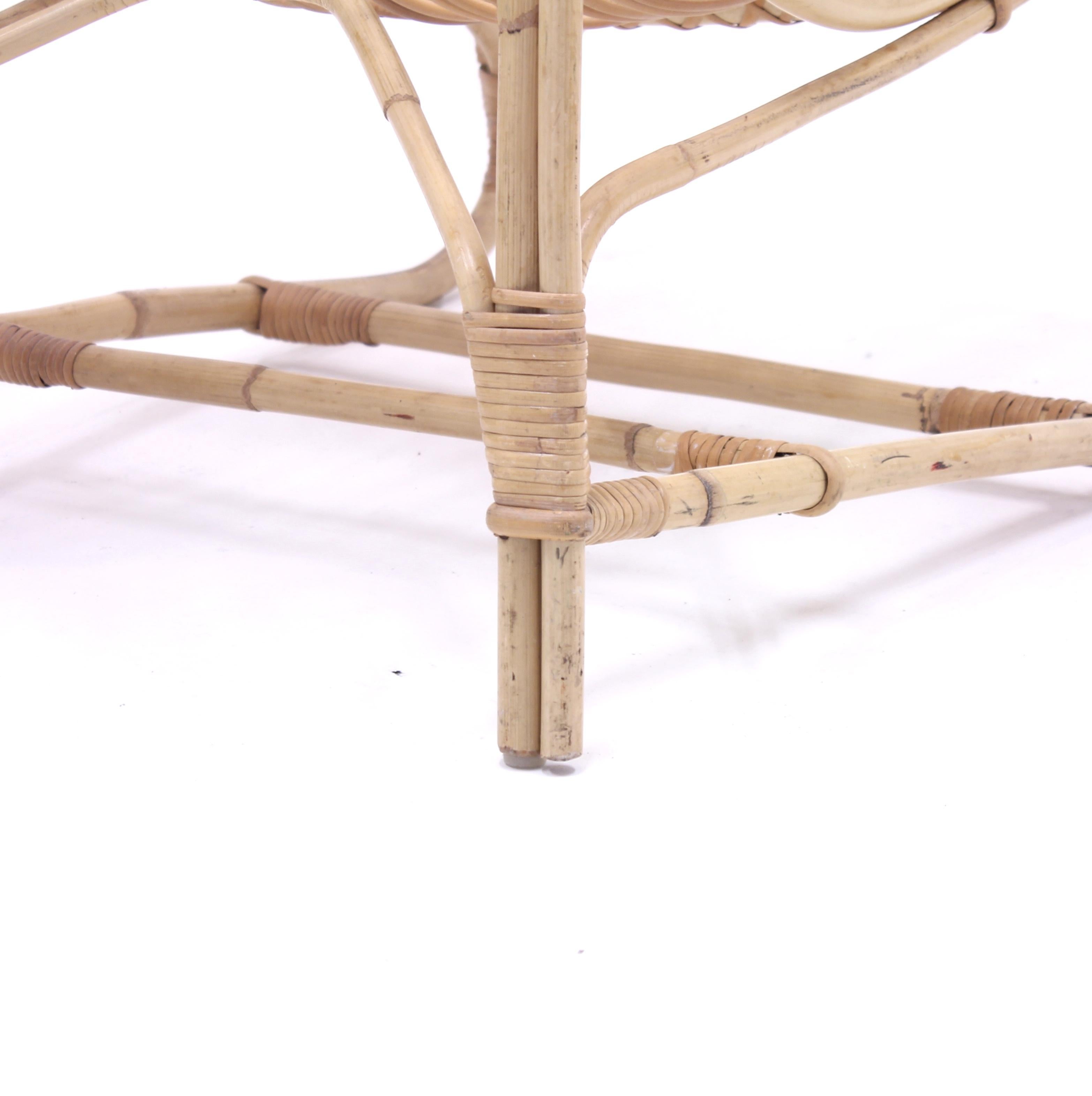 Viggo Boesen, Bamboo & Rattan Easy Chair, 1960s 14
