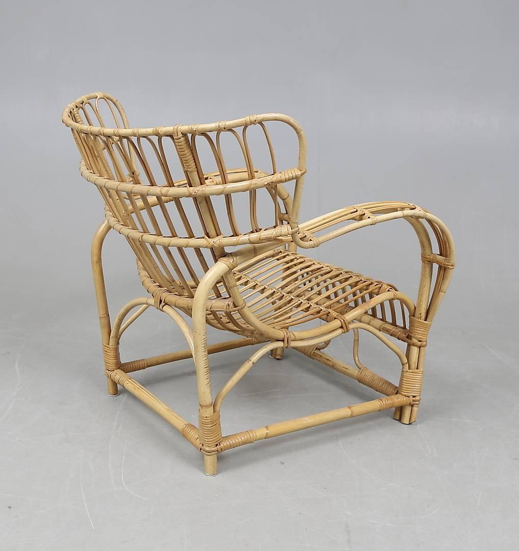 Danish Viggo Boesen Easy Chair, Denmark, 1950s For Sale
