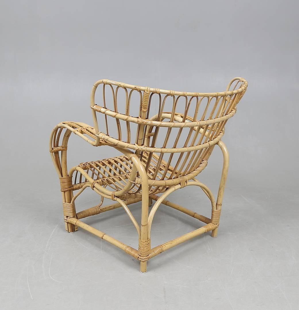 Viggo Boesen Easy Chair, Denmark, 1950s In Good Condition For Sale In Los Gatos, CA
