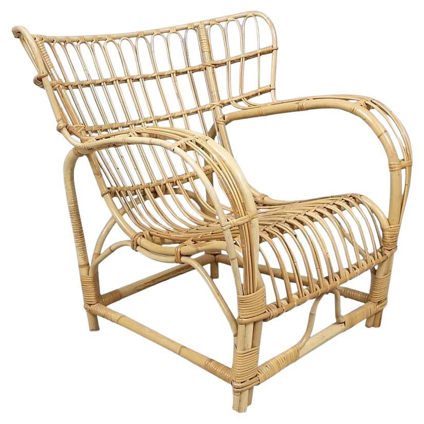 Viggo Boesen Easy Chair, Denmark, 1950s For Sale
