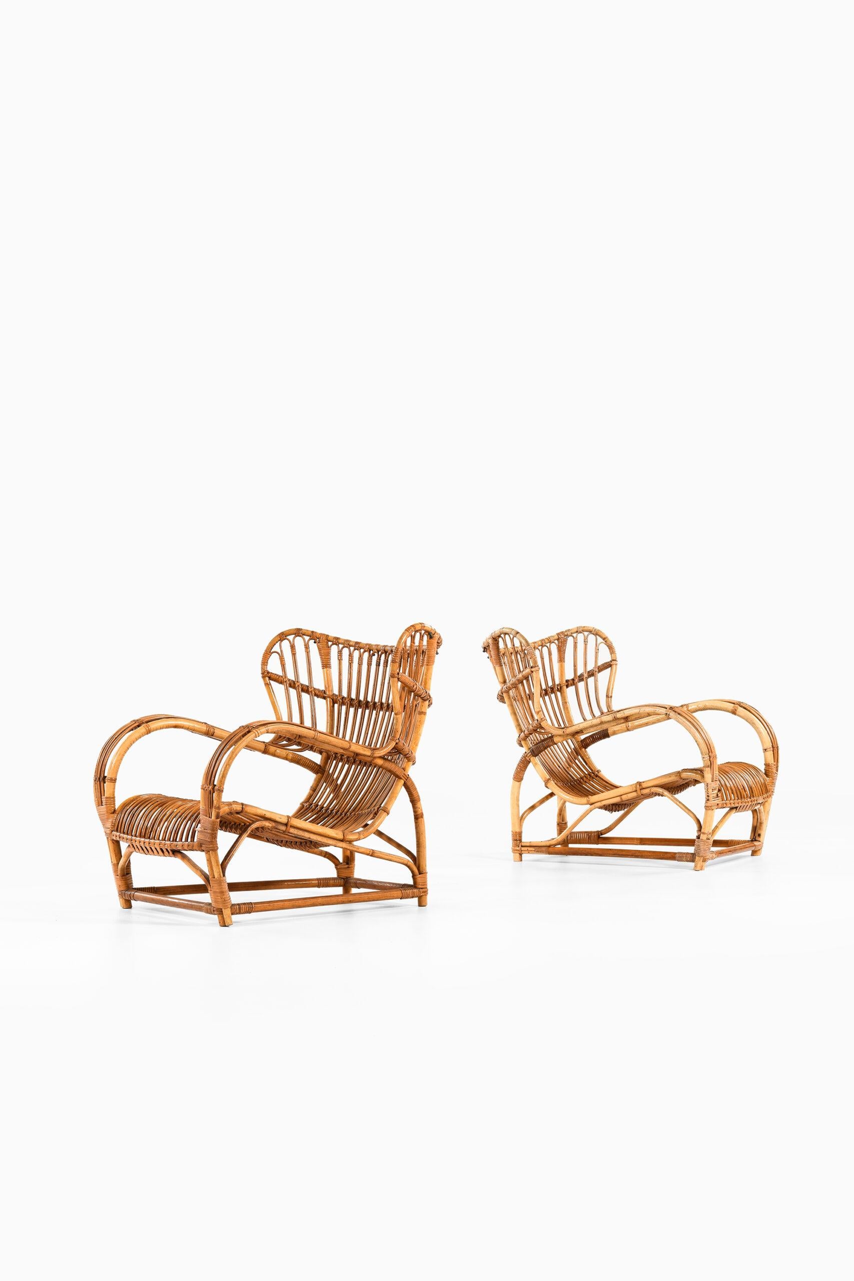 Viggo Boesen Easy Chairs Modell 3440, hergestellt von R. Wengler in Dänemark im Angebot 3