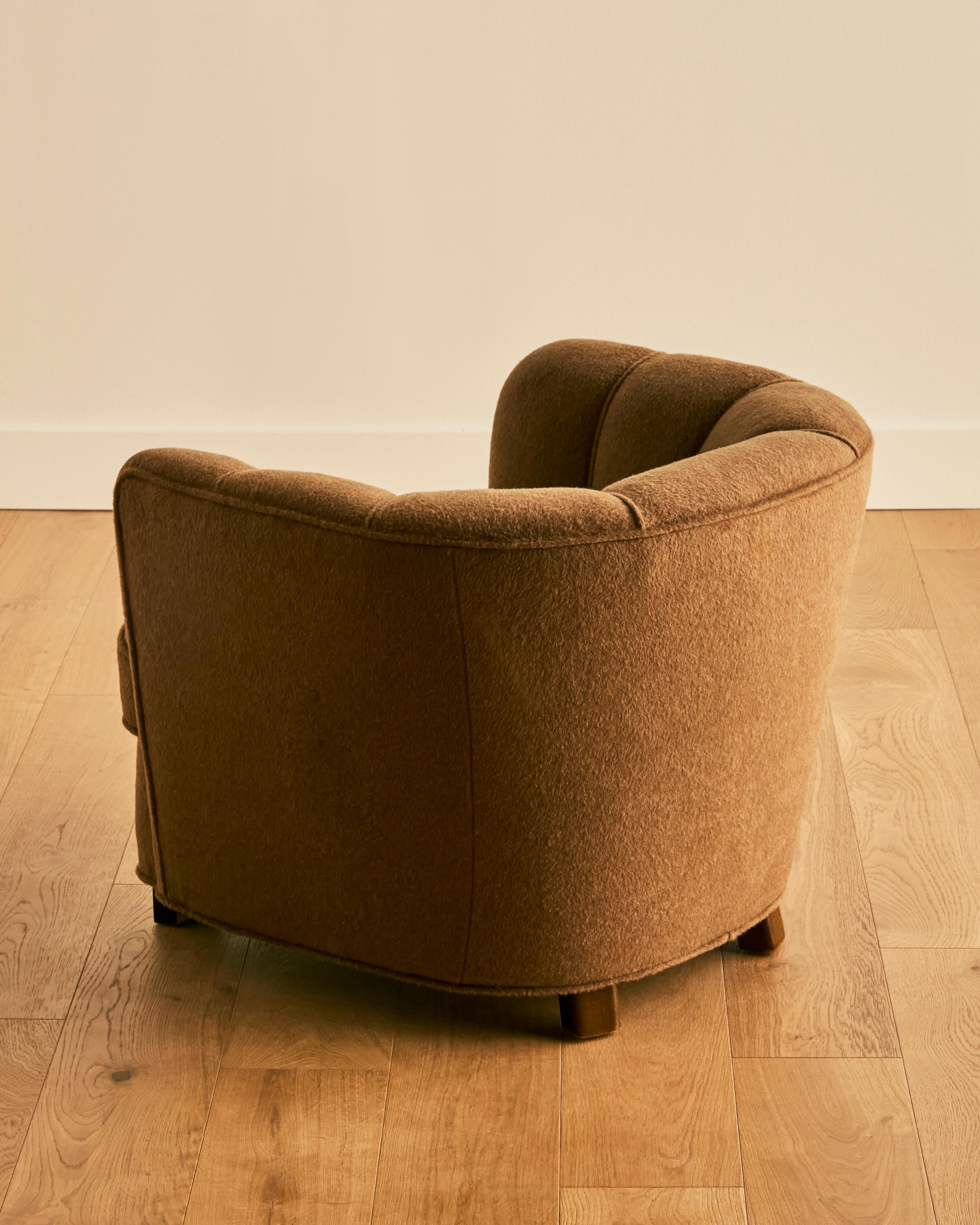 Viggo Boesen für Slagelse Sessel aus Alpaka-Wolle (Dänisch) im Angebot