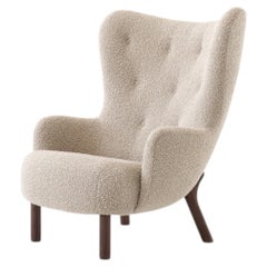 Viggo Boesen Petra Lounge Chair in Walnut & Dedar/Karakorum 003 Fabric for &T