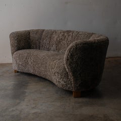 Viggo Boesen Sofa in Shearling
