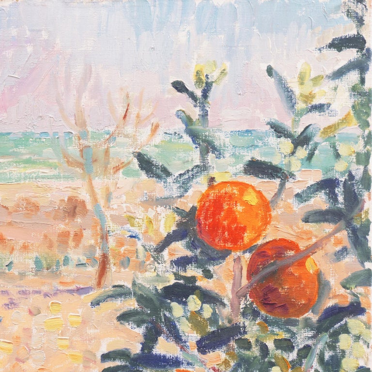 'Mediterranean Orange Grove', Paris Modernist, Royal Danish Academy of Fine Arts For Sale 2