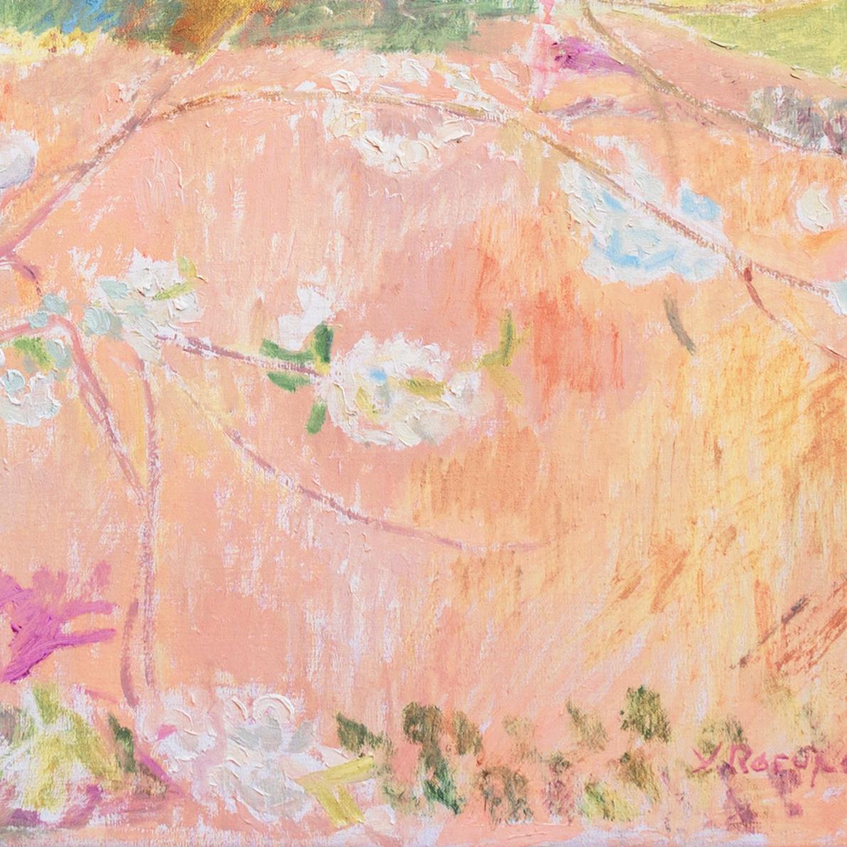 'Spring Landscape', Paris, Modernist Oil, Danish Royal Academy, Charlottenborg For Sale 1