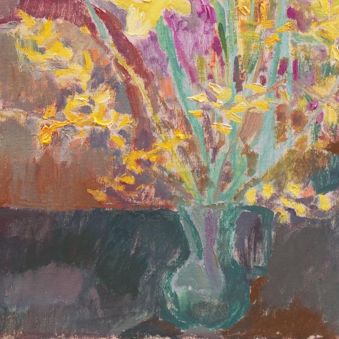 „Stillleben der Daffodils“, Pariser Modernist, Königlich Dänische Akademie, Charlottenborg (Post-Impressionismus), Painting, von Viggo Rorup