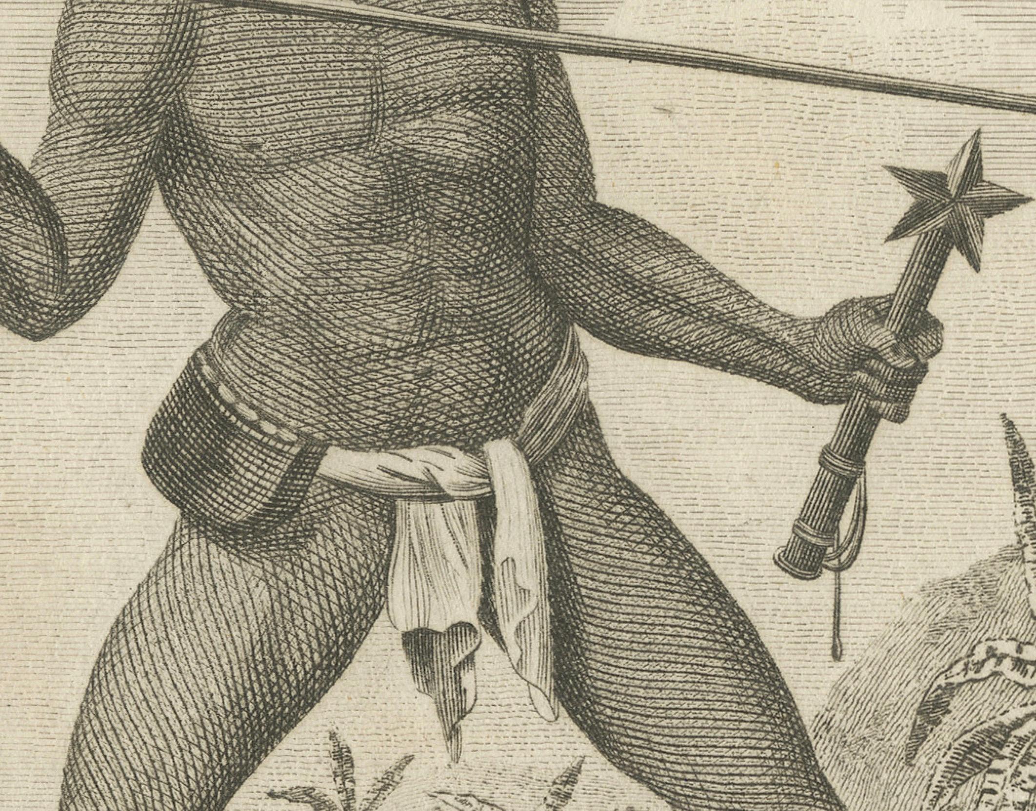 Vigilance in the Tropics : The Spear-Thrower of New Caledonia, 1801 Bon état - En vente à Langweer, NL