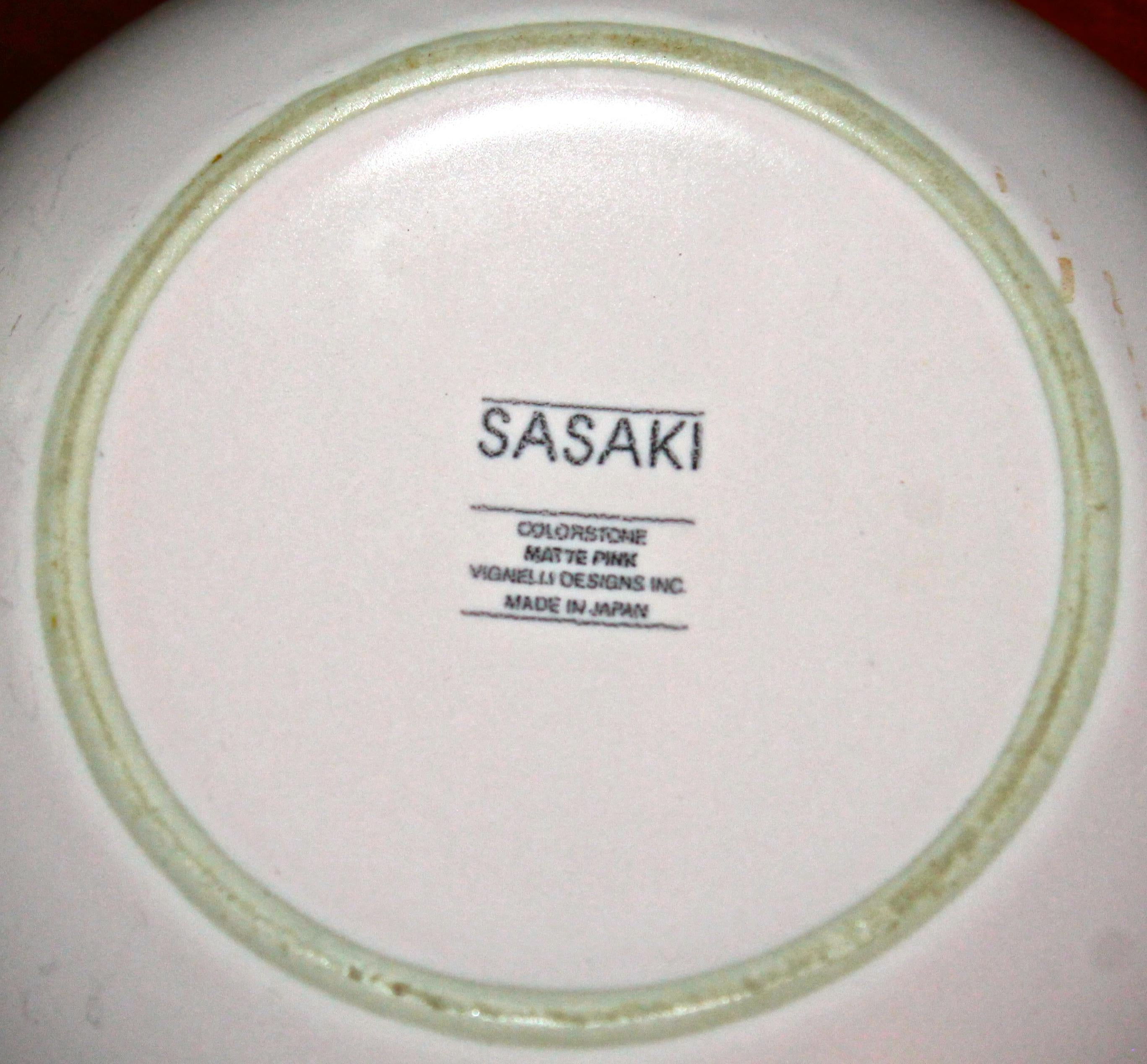 Vignelli Designs Sasaki Colorstone Tea Set In Excellent Condition In Sharon, CT