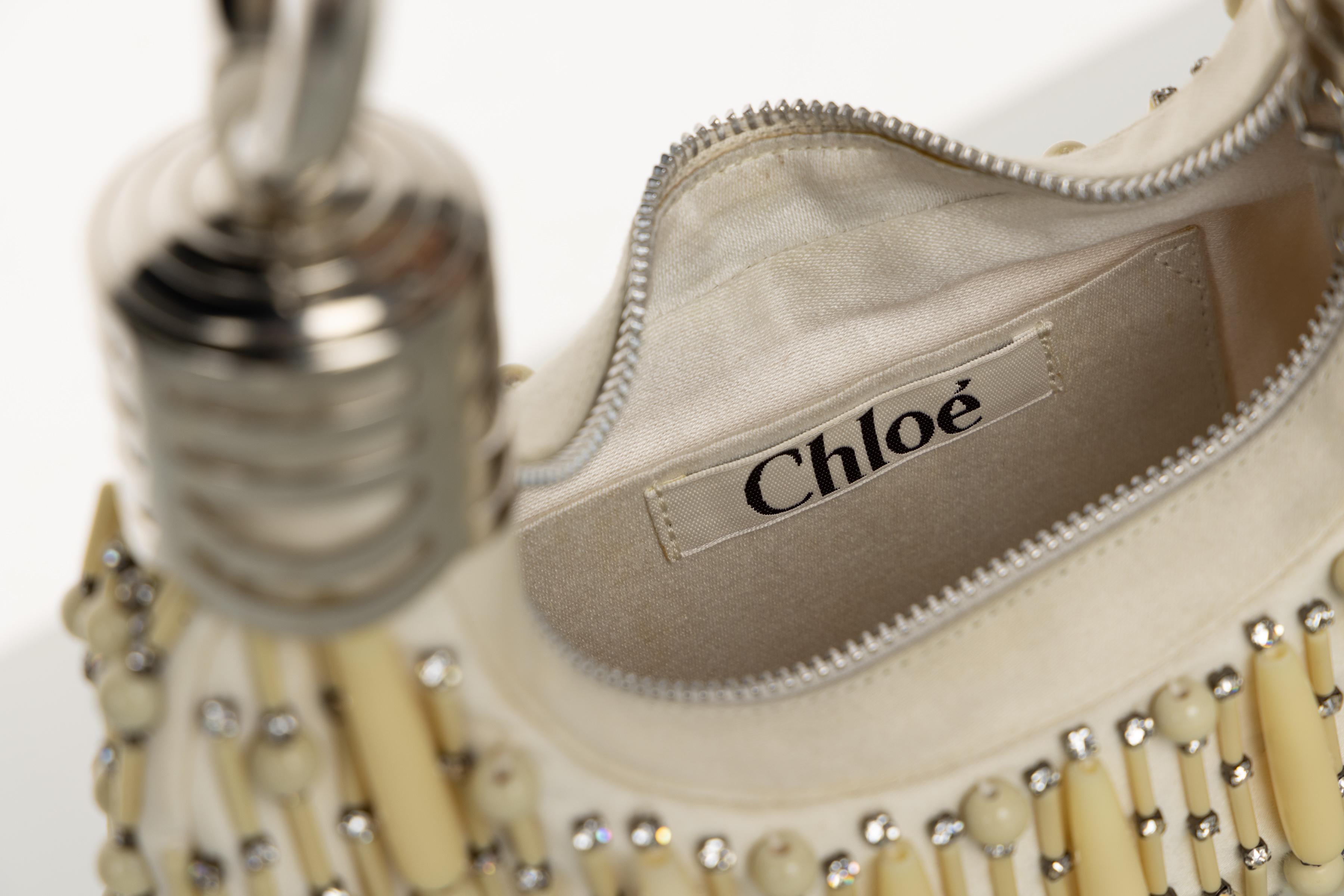 VIintage Chloé Phoebe Philo Crystral perlé  Sac à bracelets 2