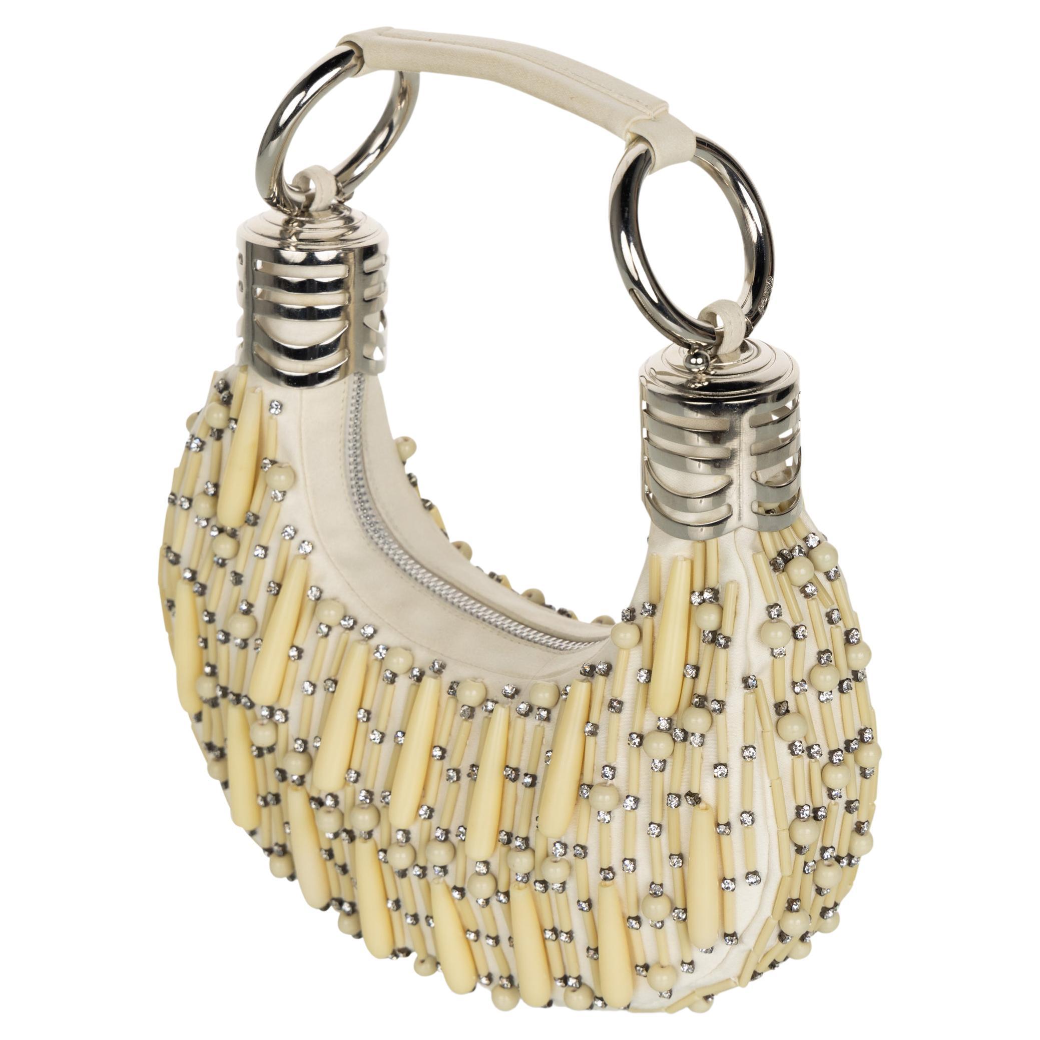 VIintage Chloé Phoebe Philo Beaded Crystral  Bracelet Bag