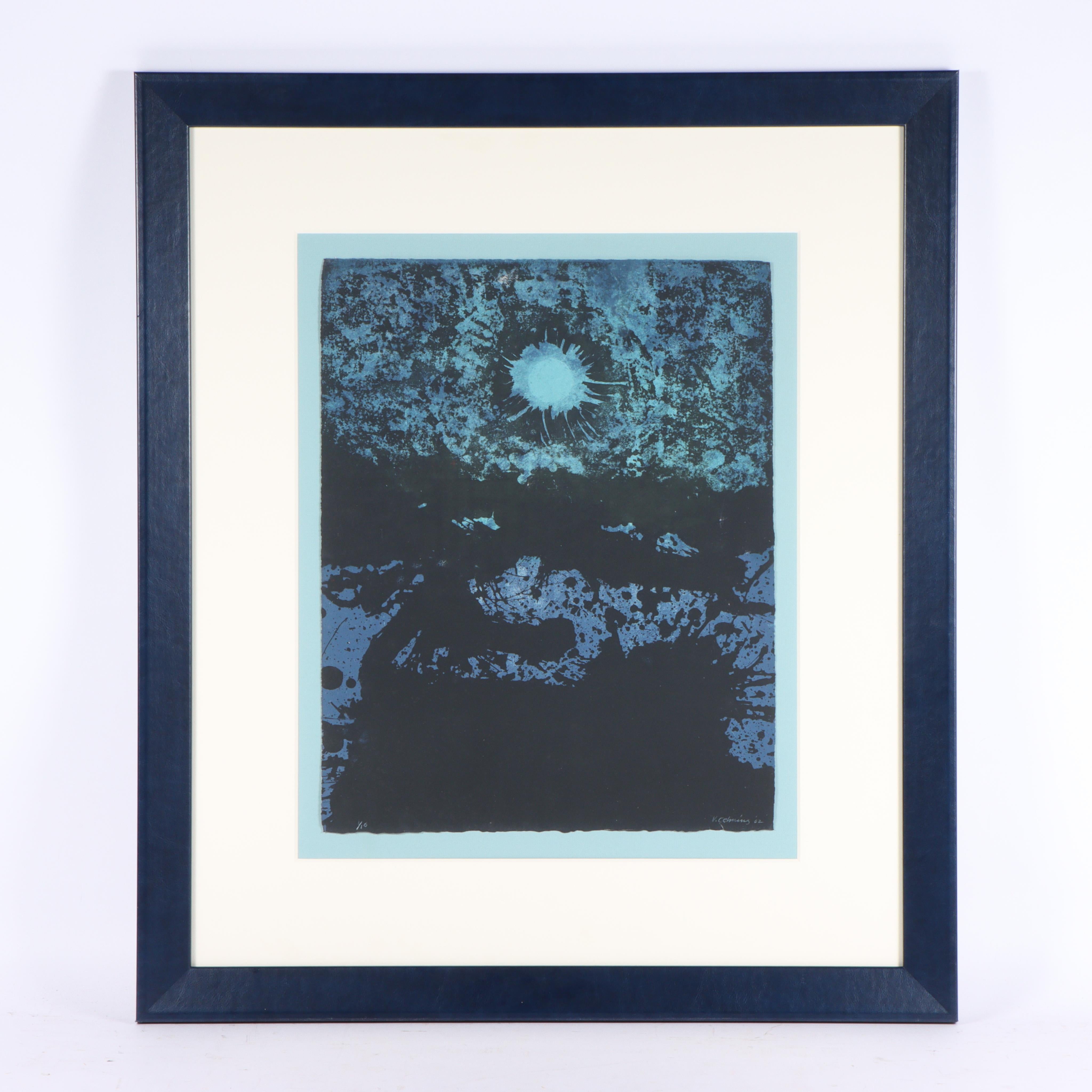 Abstract Print de Vija Celmins - El Sol
