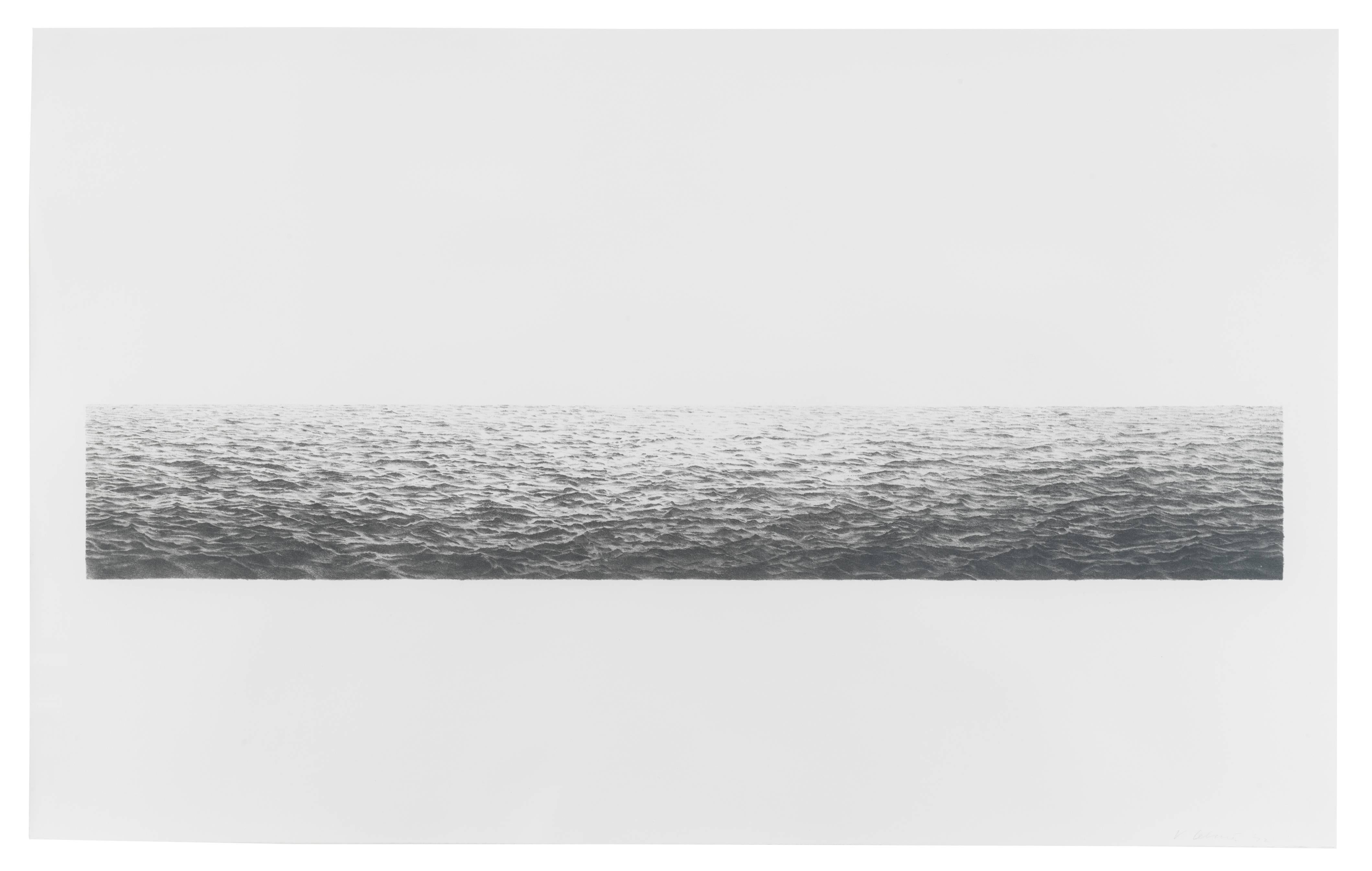 Vija Celmins Landscape Print – Ohne Titel (Ozean)