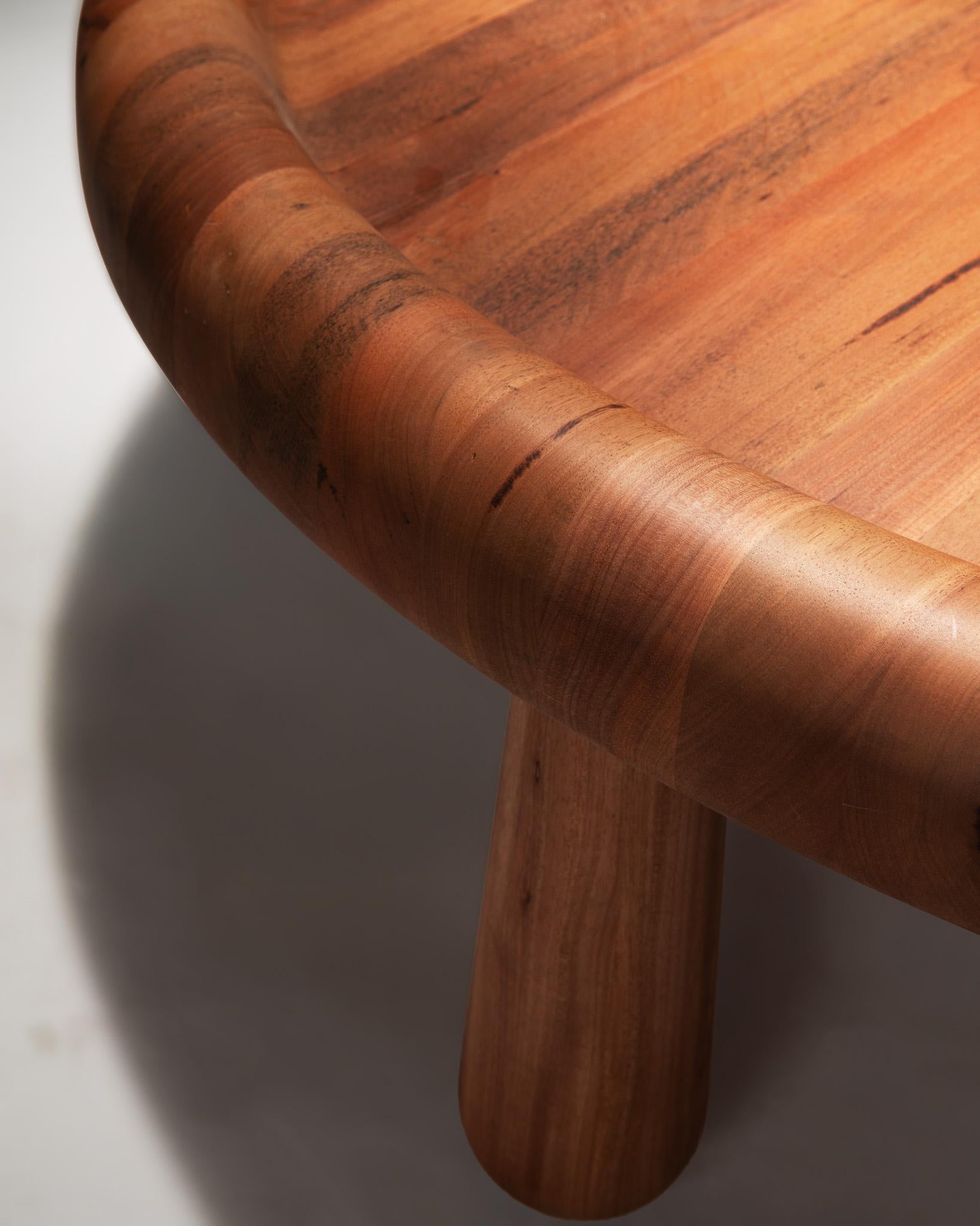 Vik Muniz Button Coffee Table in Brazilian Wood by +55design In New Condition For Sale In Campinas, BR