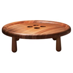 Vik Muniz Button Coffee Table in Brazilian Wood by +55design