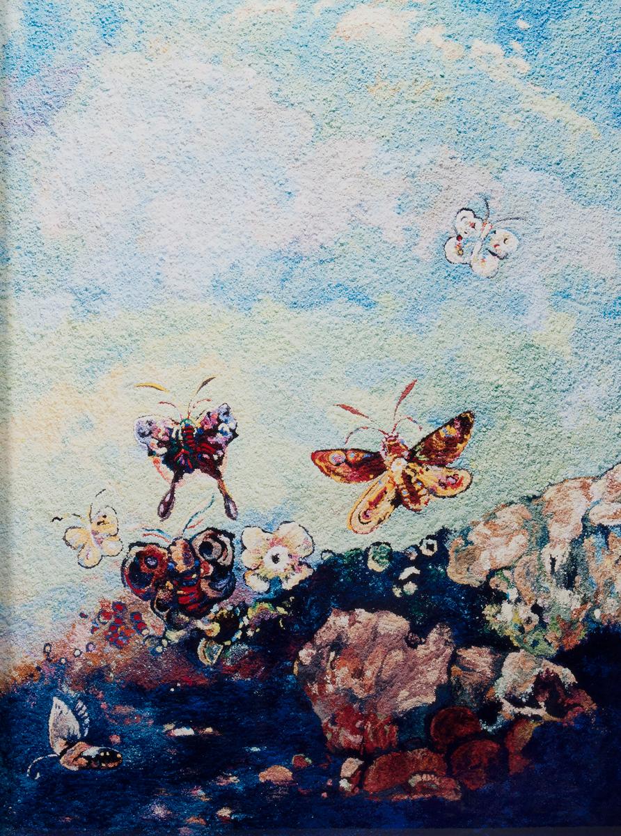 Schmetterlinge, nach Odilon Redon – Print von Vik Muniz