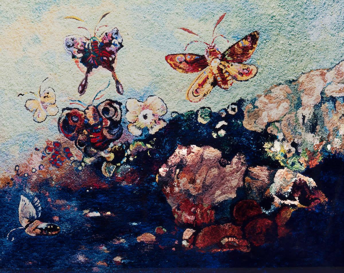 Butterflies, after Odilon Redon - Print by Vik Muniz