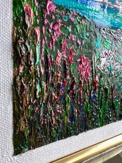 А Quiet Еvening in Italy // oil original impasto 3d painting; impressionism.