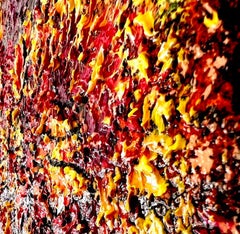 Congratulations / Abstract / impasto interior painting /