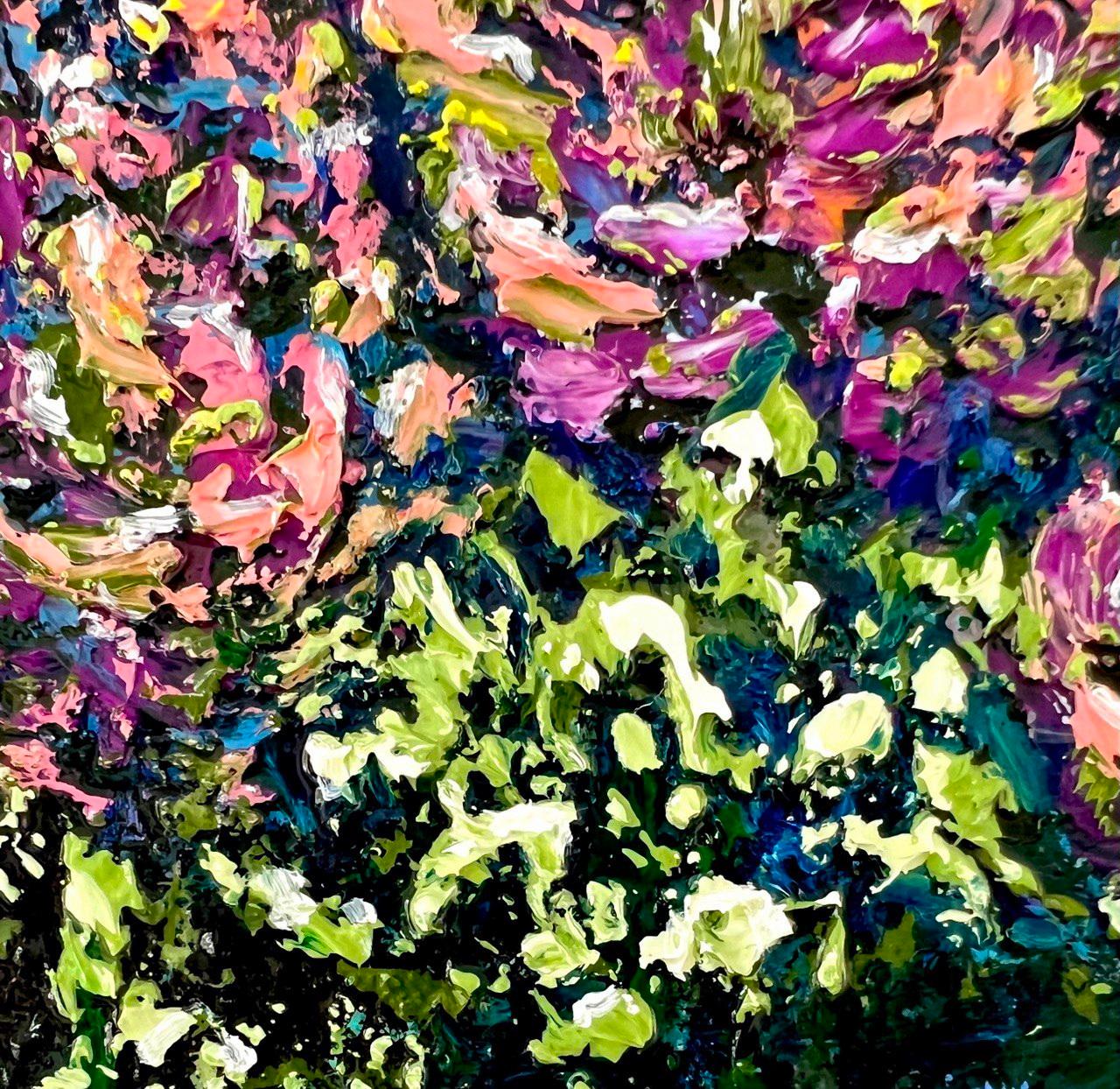    Dreamscape. Impasto painting. Impressionism. nature, flowers, sea, landscape. For Sale 7