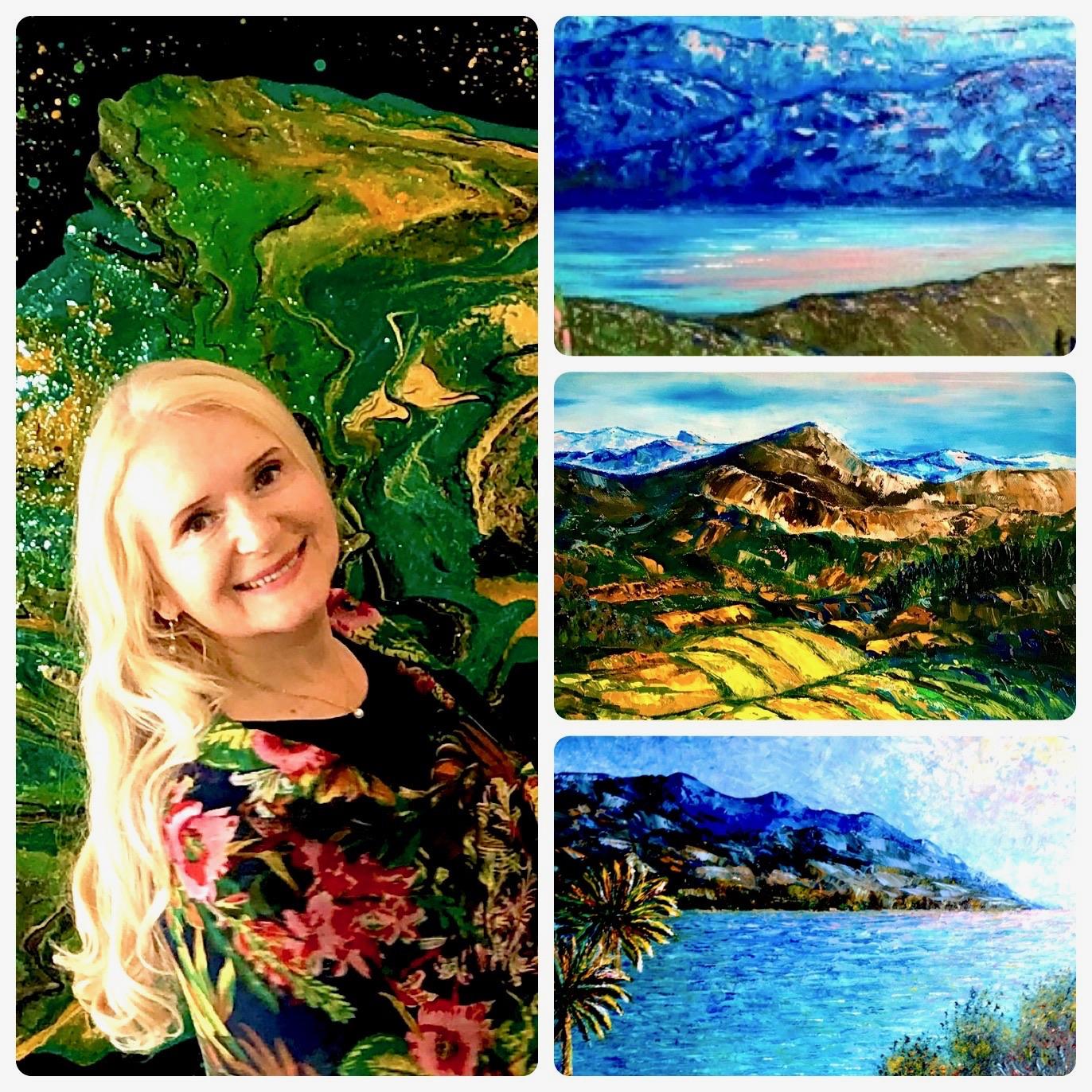    Dreamscape. Impasto painting. Impressionism. nature, flowers, sea, landscape. For Sale 16
