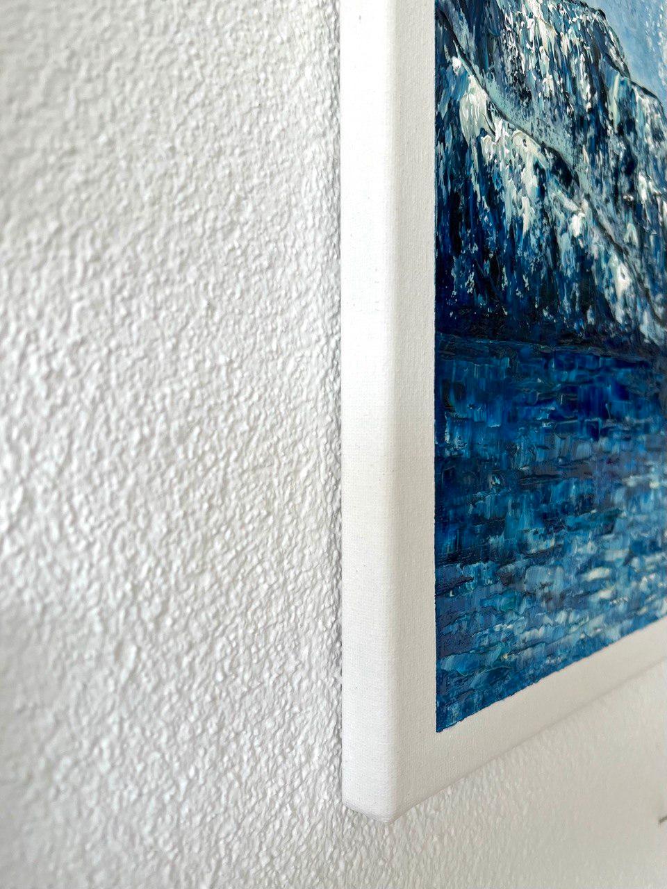 Faulensee  / Original Öl-Impasto-Gemälde, Impressionismus. – Painting von Vik Schroeder 