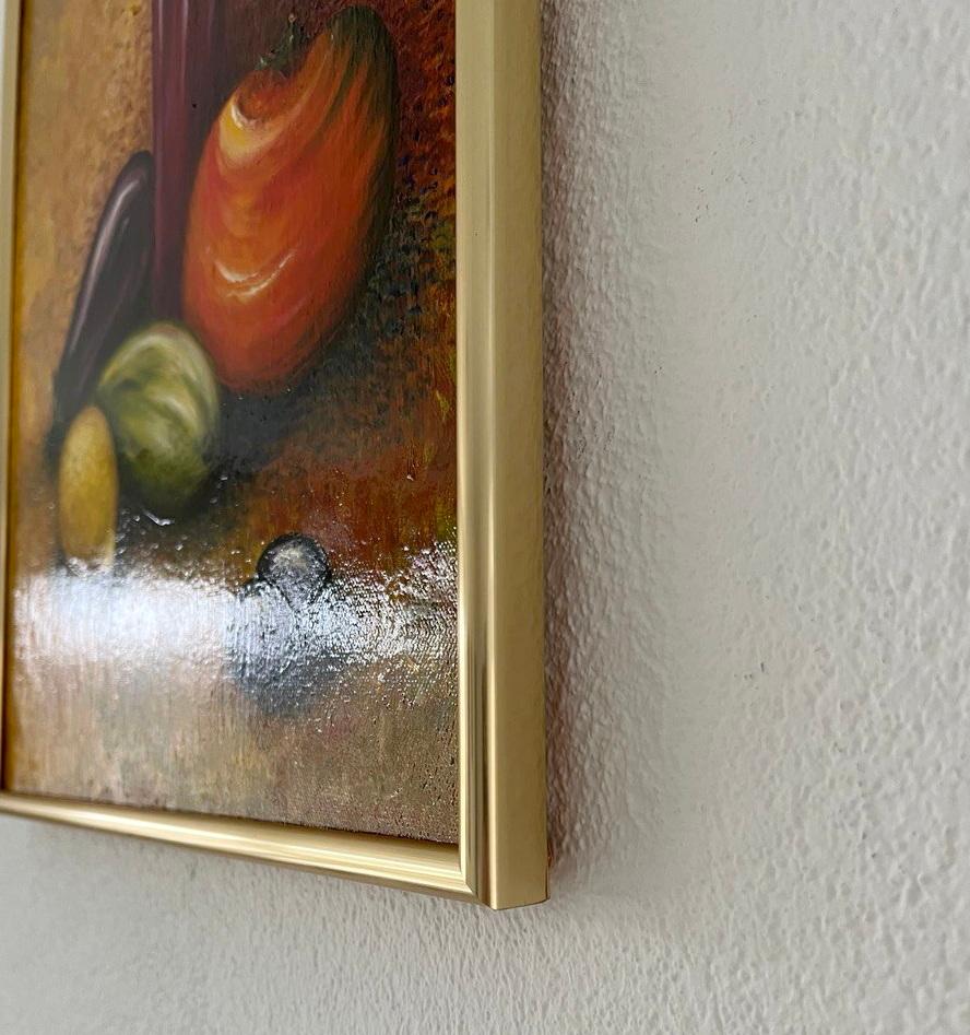 Il peut être sain. Peinture à l'huile. Style impressionniste. Nature morte 50/40 cm. en vente 15