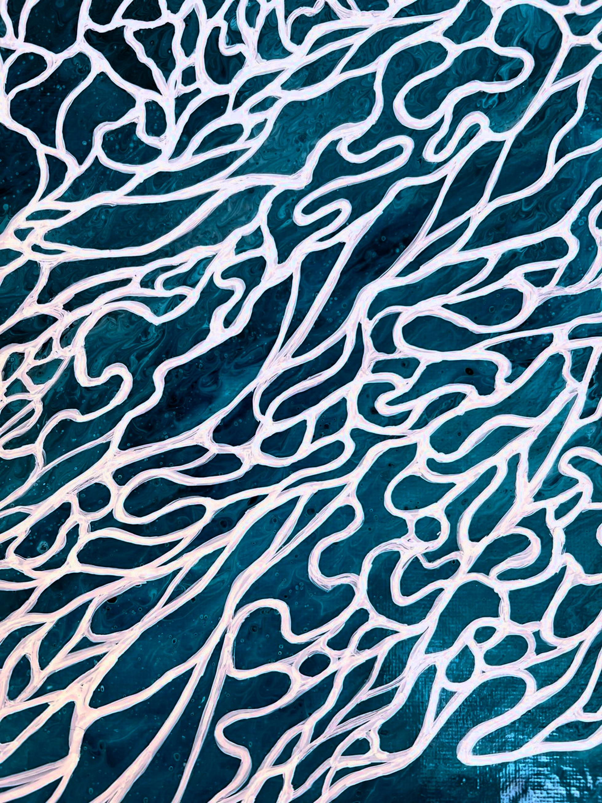 Les filets magiques de l'amour - Painting de Vik Schroeder 