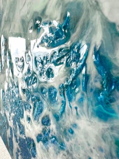 Ozeanien-Feier // Abstrakt / blau-grünes Wasser / Meer, Wellen / Zeitgenössisch