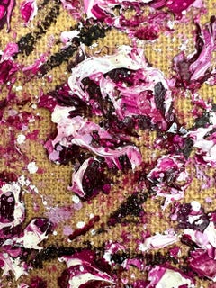 Sakura at sunrise //abstrakt floristics oil painting / moody art / good vibes