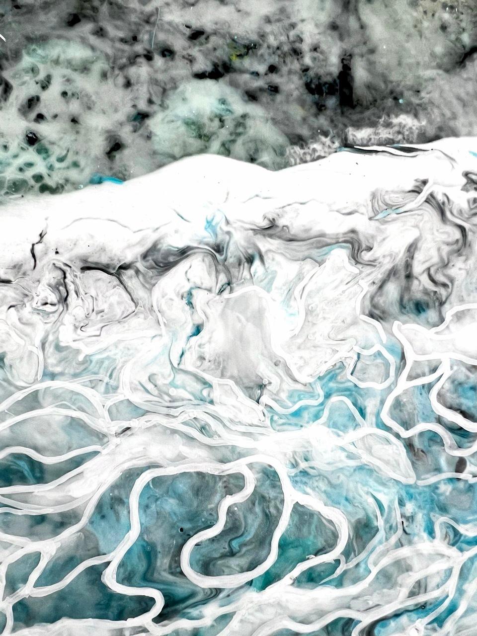 Wave of Renewal // Abstract painting / Sea  / Water / For Sale 1