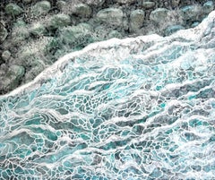 Wave of Renewal // Abstract painting / Sea  / Water /